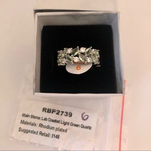 Ring Bomb Party RBP2739 Light Green Quartz